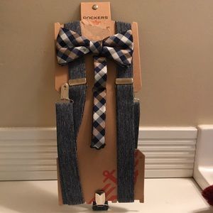 Dockers brand Bow tie & suspenders set.